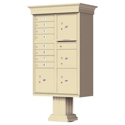 Decorative 8 Door USPS Approved Cluster Box for Sale